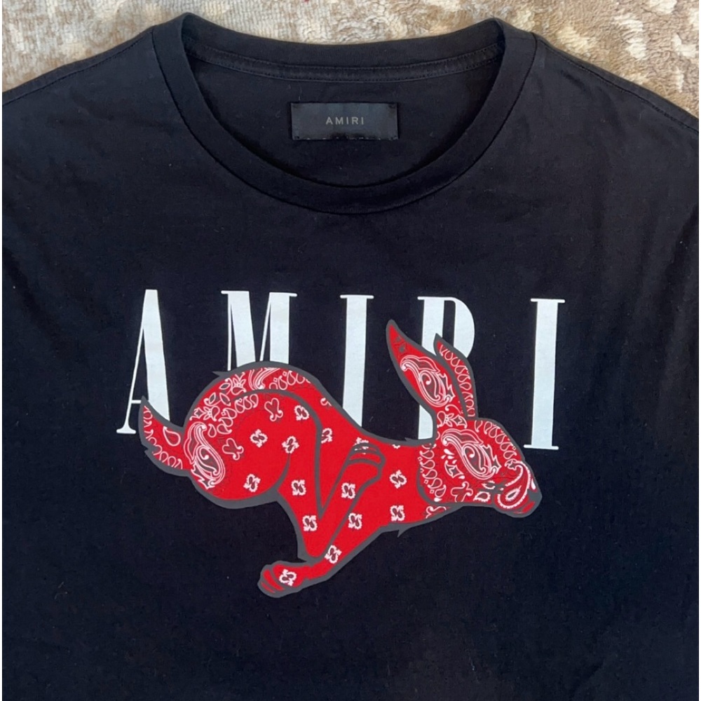 AMIRI RABBIT LOGO TEE